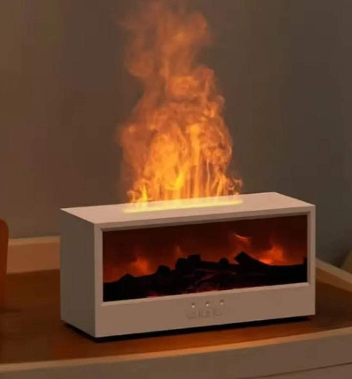 Simulated 3D flame humidifier - Somonion Aroma