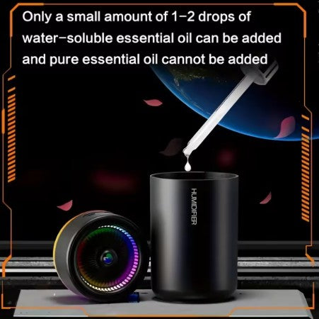 Ultrasonic Air Humidifier for Car, Bedroom and Offices - Somonion Aroma